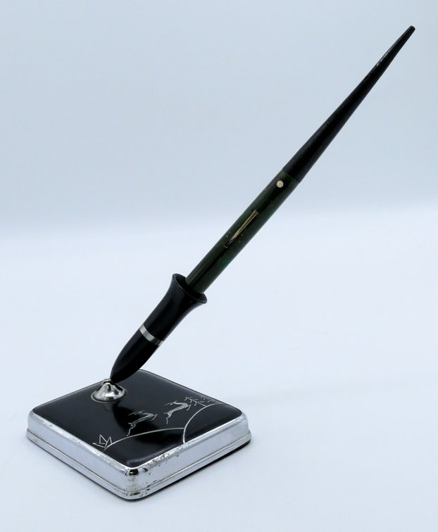 Early Sheaffer Desk Fountain Pen Set