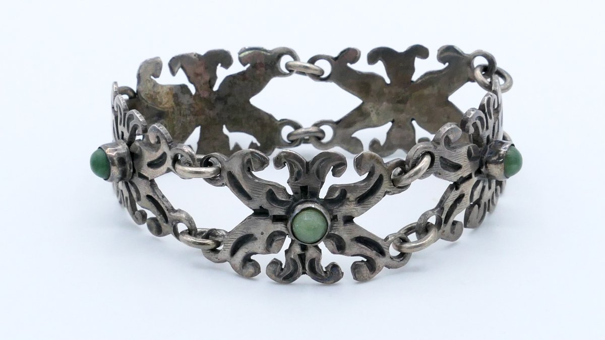 Mexico Silver Link Bracelet