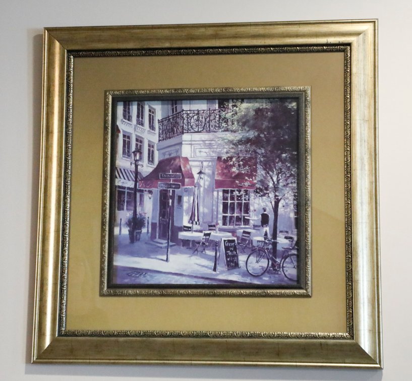 Framed French Cafe Print