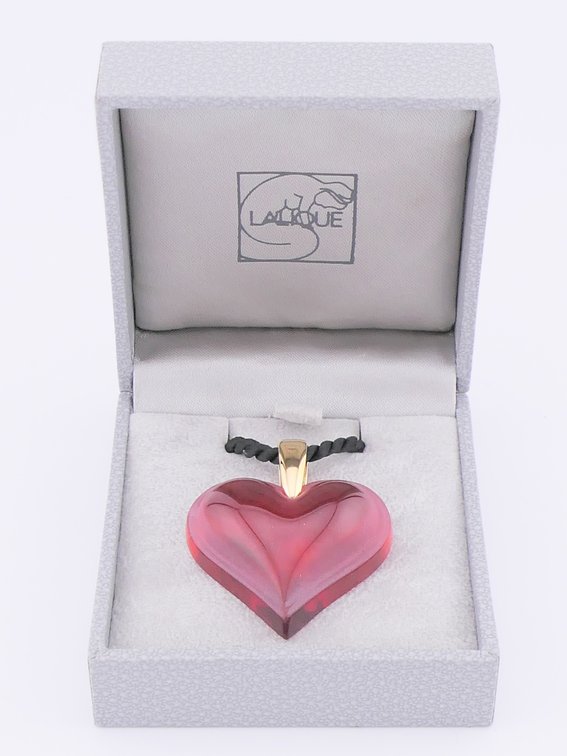 Lalique "Coeur" Heart Pendant