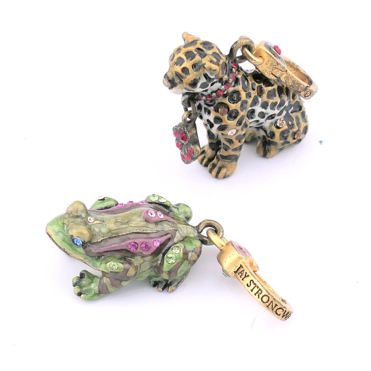 Two Jay Strongwater Charms