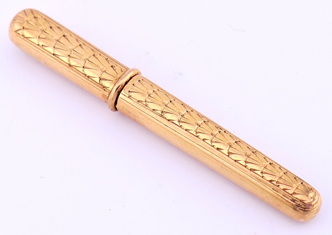 14K Gold Needle Case
