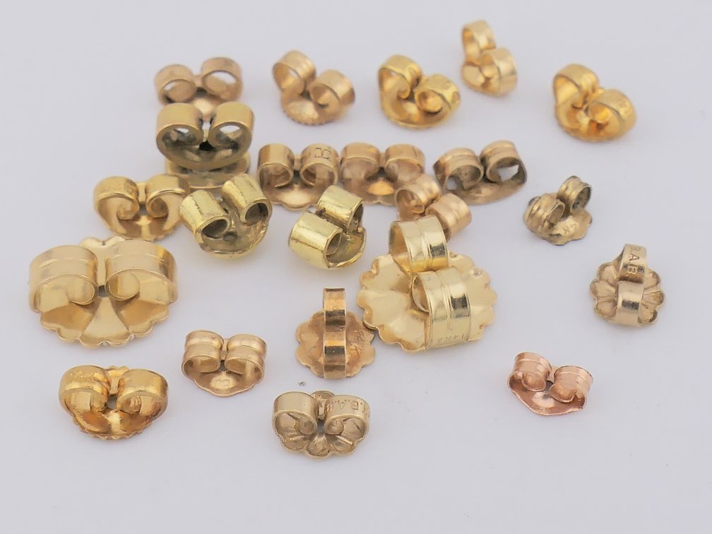 14K Gold Earring Backs