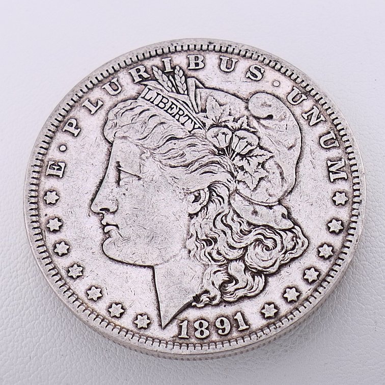 1891 US Morgan Silver Dollar