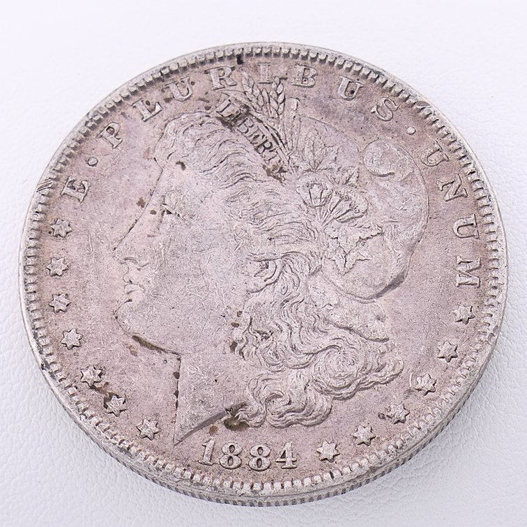 1884 US Morgan Silver Dollar