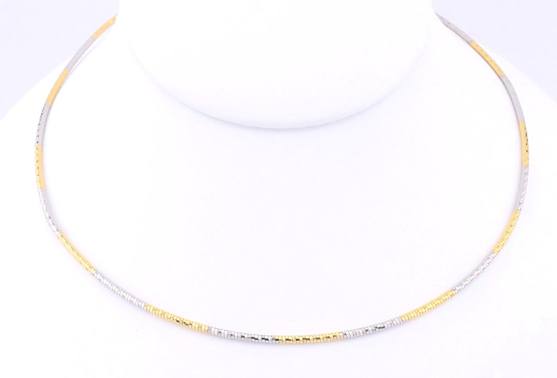 14K Yellow and White Gold Kitsinian Chain