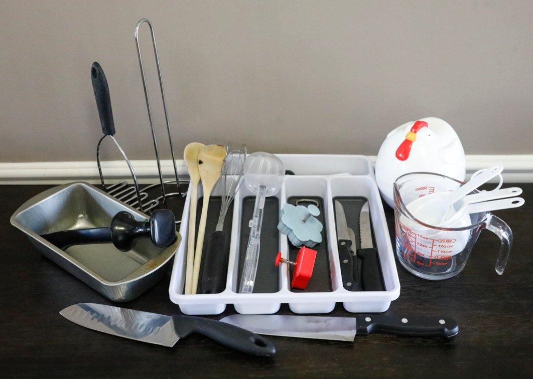 Selection of Kitchen Utensils and More