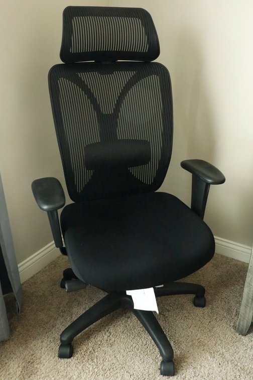 Black Tempur-Pedic Mesh Office Chair