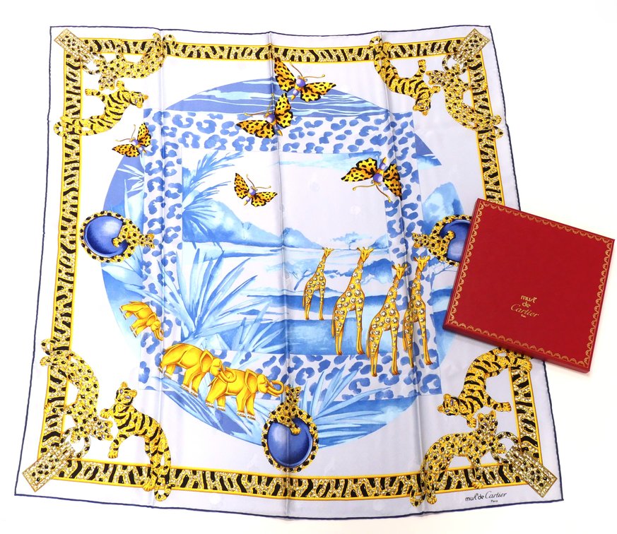Cartier Paris Silk Scarf