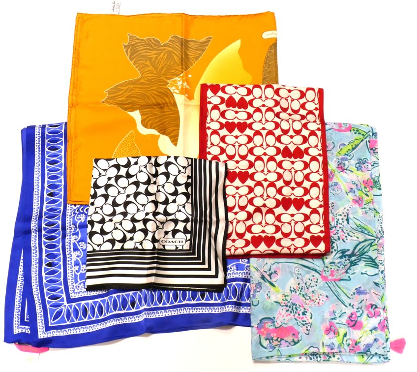Five Designer Scarves