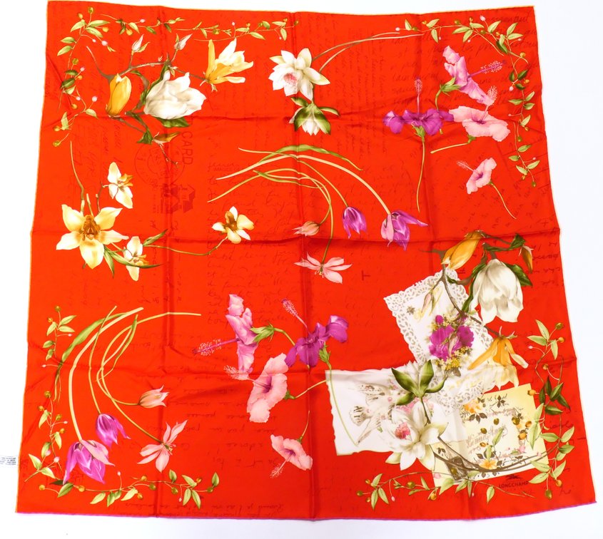 Longchamps Silk Scarf