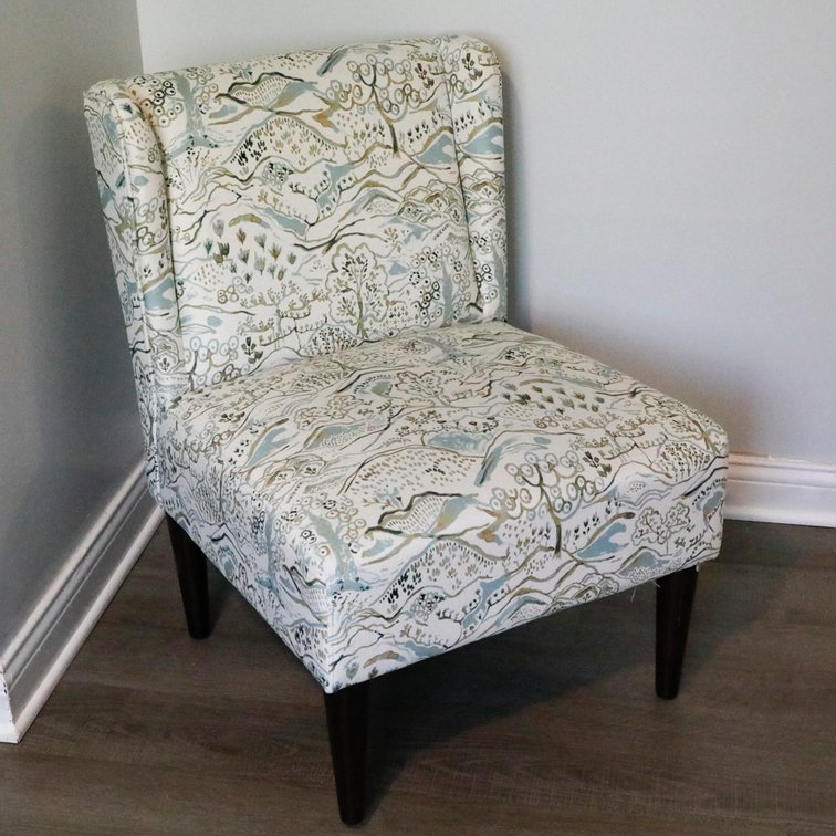 Upholstered Boudoir Slipper Chair