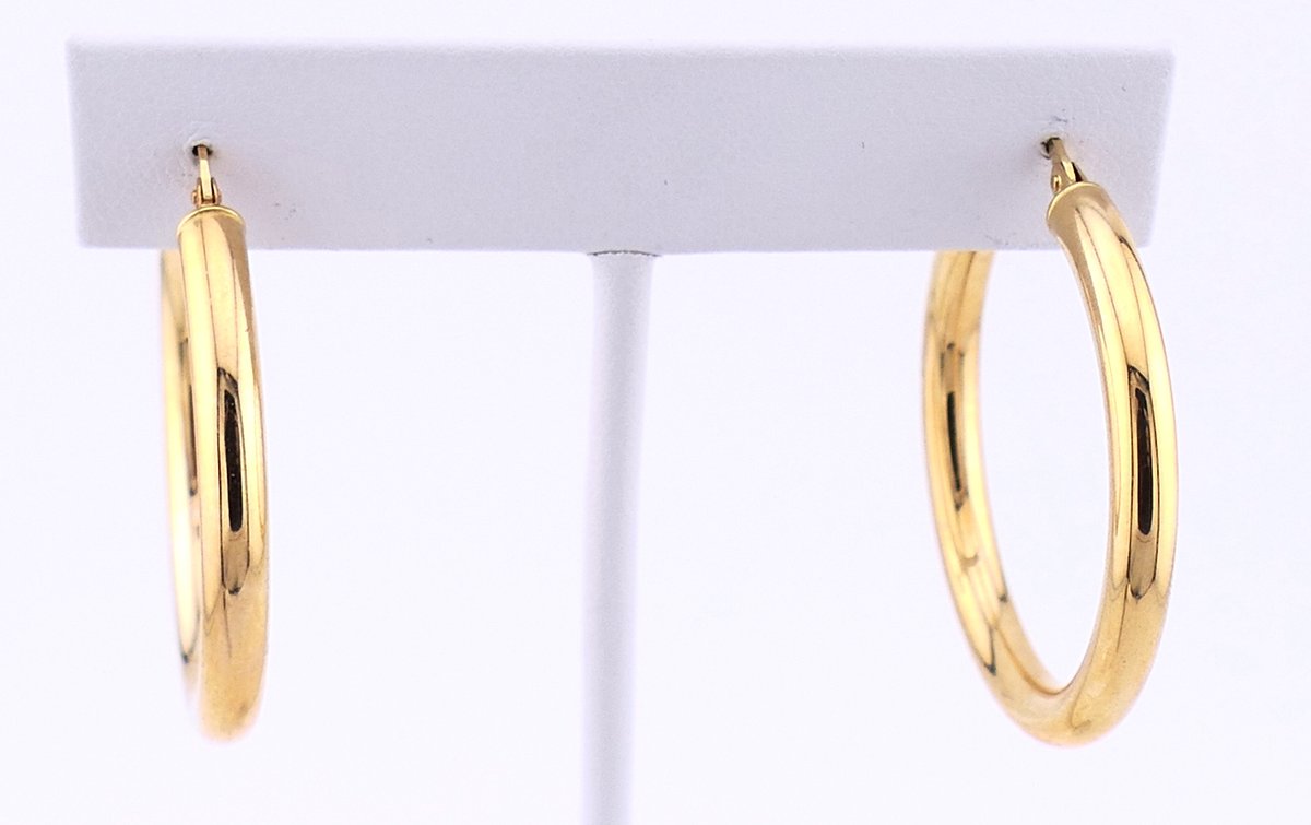 14K Gold Hoop Earrings