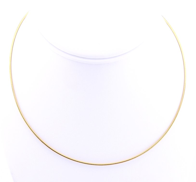 14K Gold Snake Chain Necklace