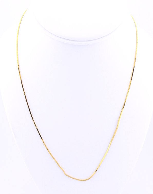 14K Gold Snake Chain Necklace