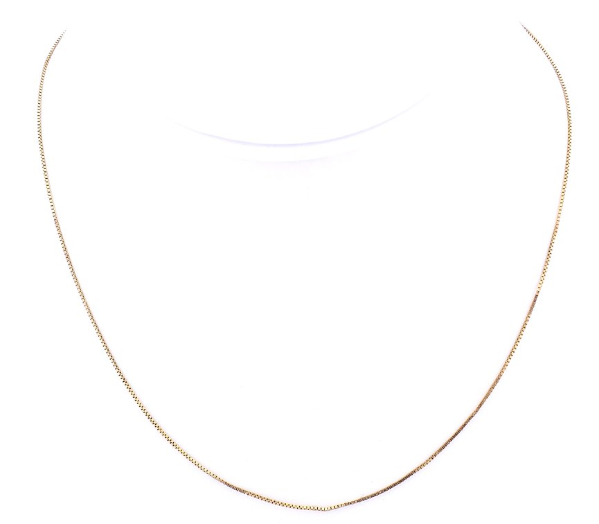 14K Gold Kitsinian Box Chain Necklace