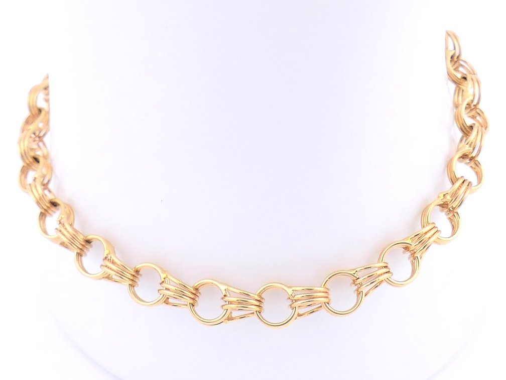 14K Gold Chain Bracelet