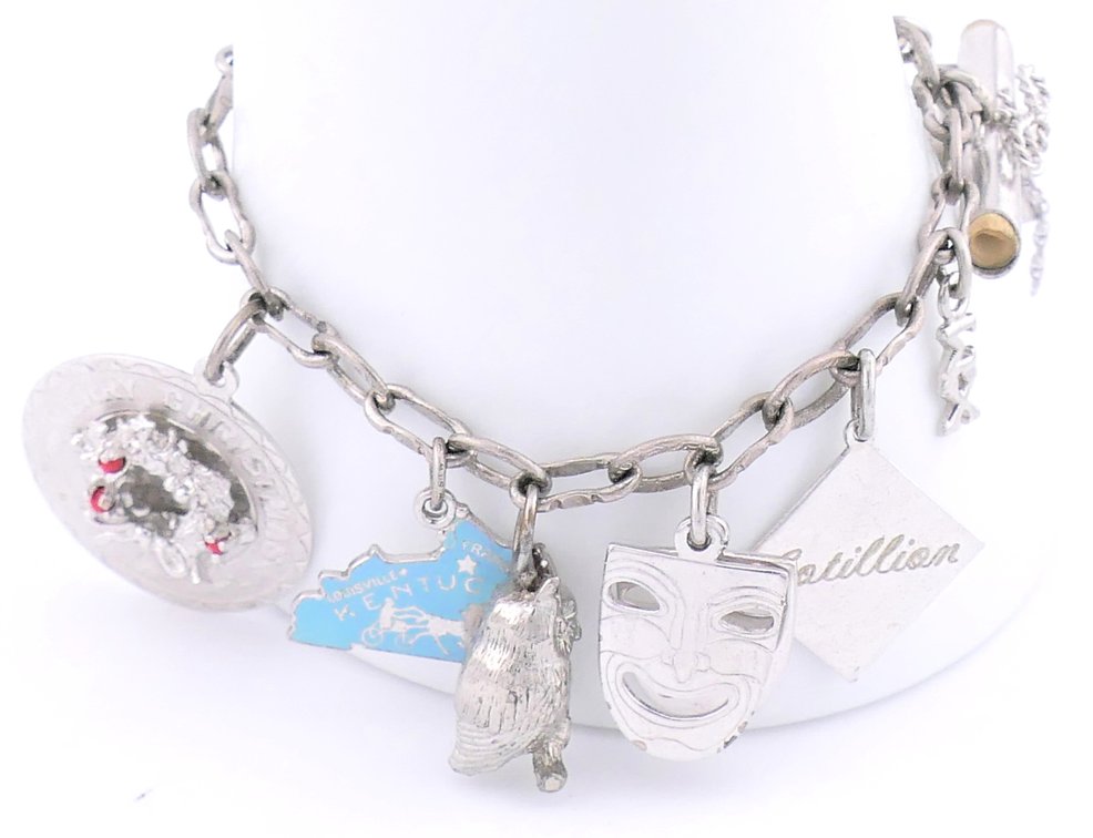 Sterling School Days Charm Bracelet