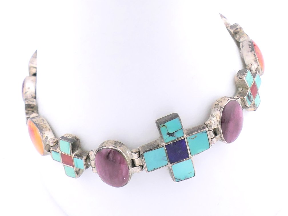 Sterling Native American Bracelet