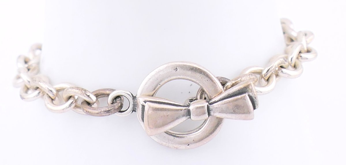 Sterling Lucy Ann Link Bracelet