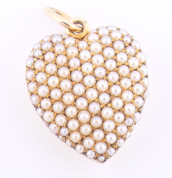 14K Gold Heart Locket