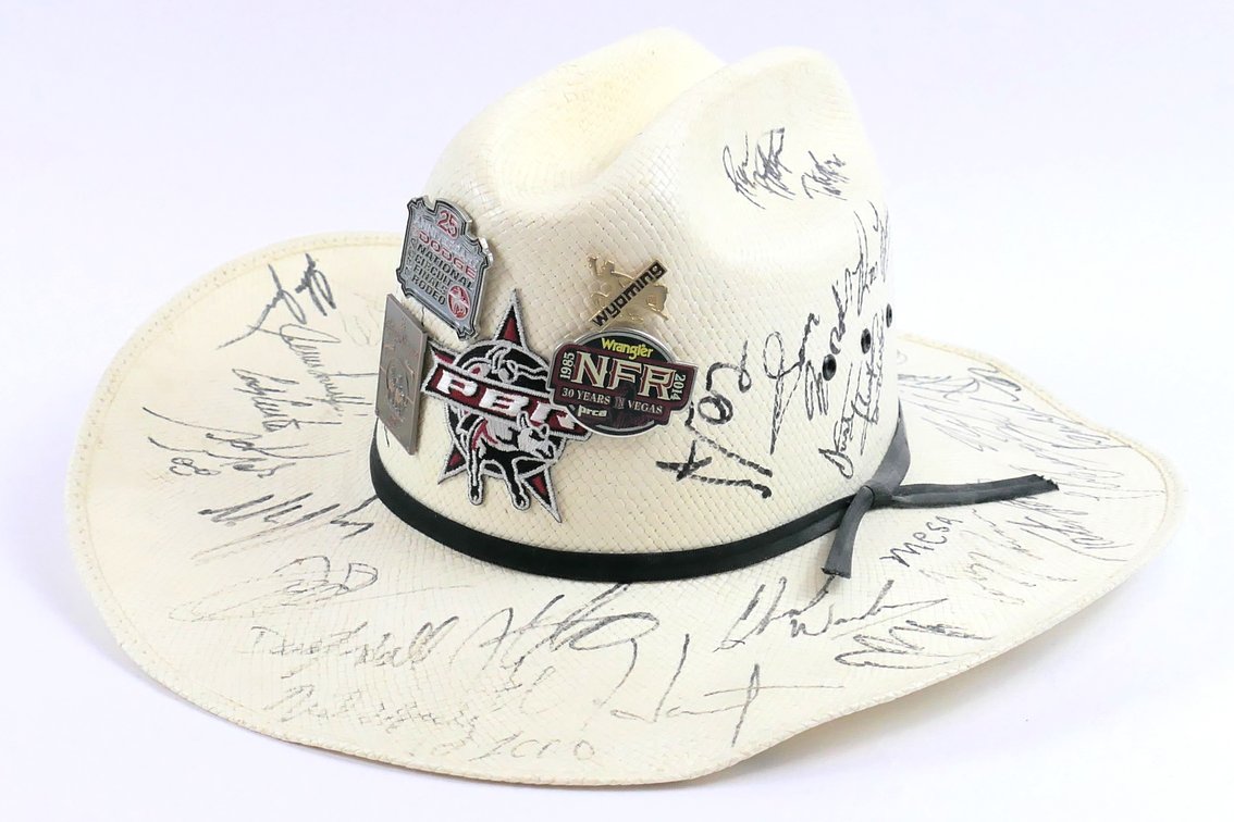Buck N Bum Signed Cowboy Hat