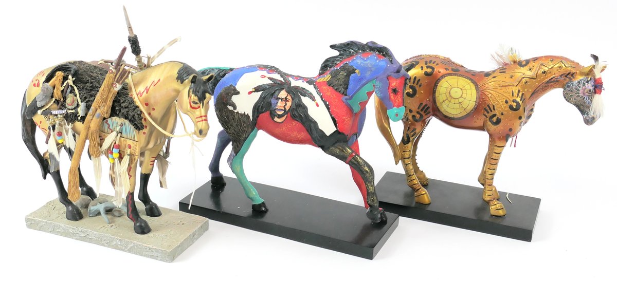 Three Painted Ponies