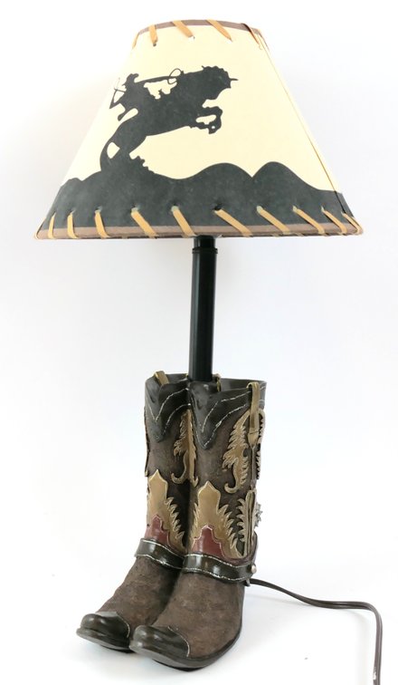 Cowboy Boot Lamp