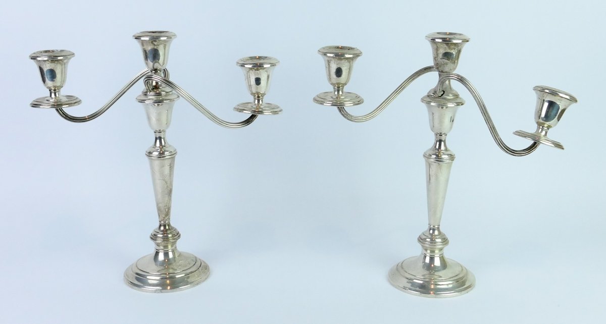 Pair of Gorham Sterling Candelabras
