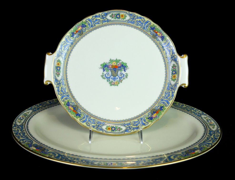 Two Lenox Autumn China Platters