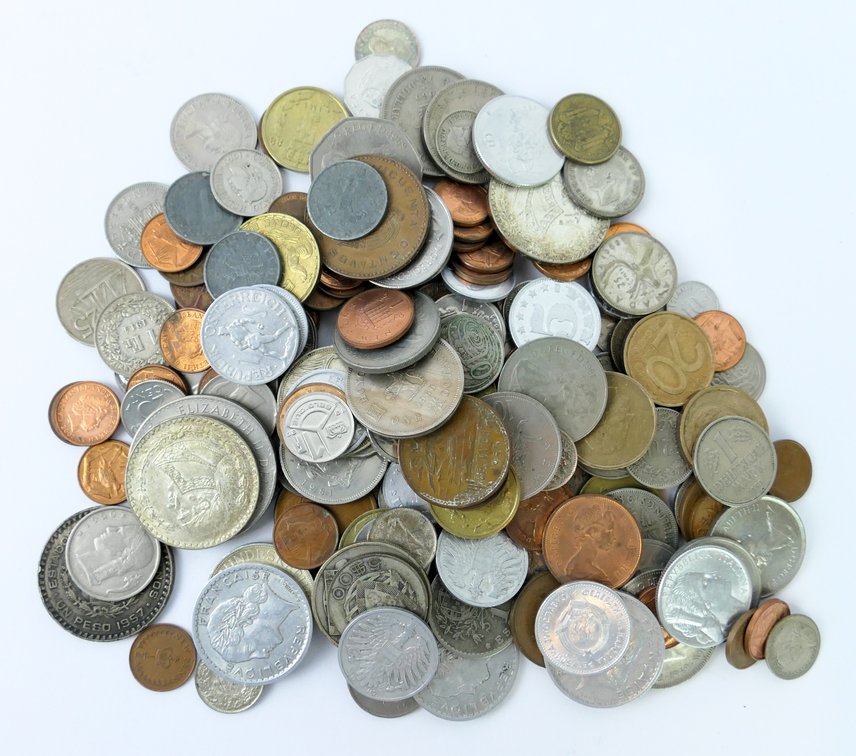 Bag of Foreign Coins
