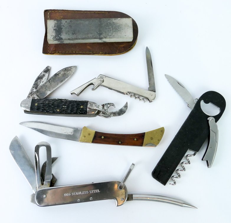 Five Folding Knives