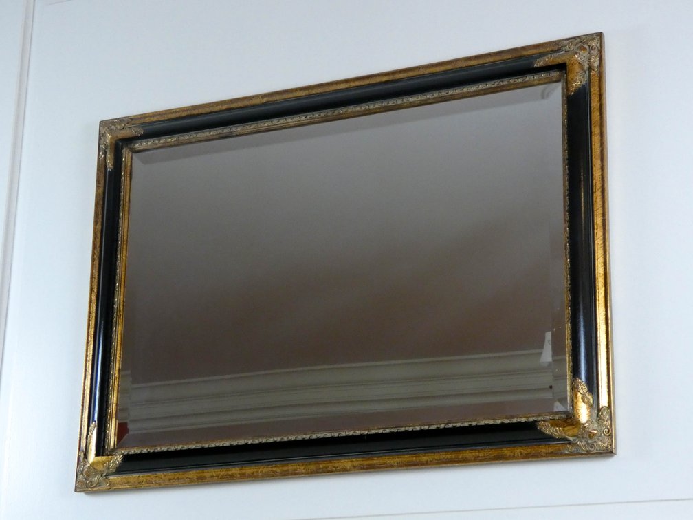 Ornate Gold Tone Wall Mirror