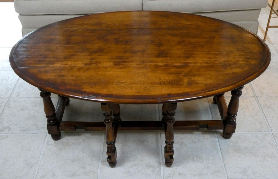 William and Mary Oval Coffee table