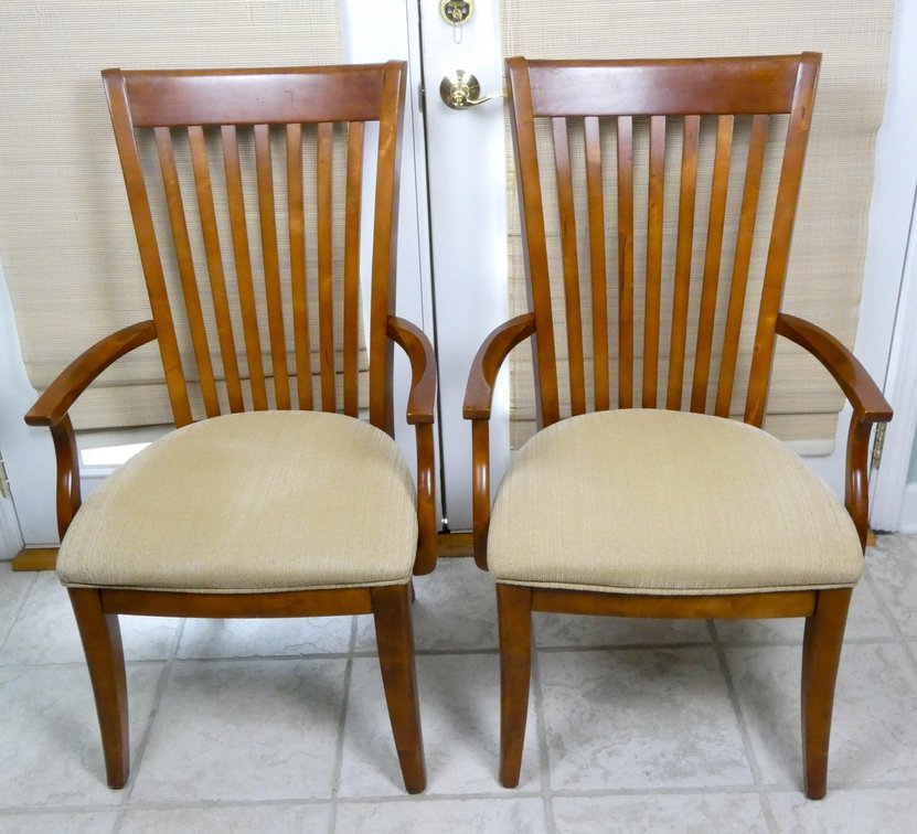 Solid Cherry Side Chair Pair