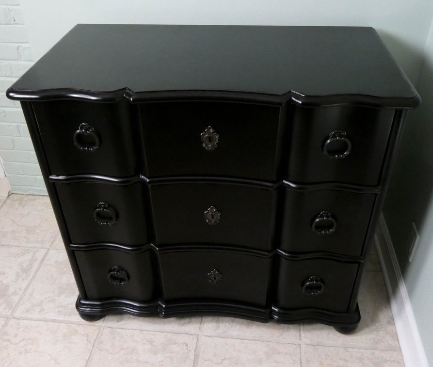 Dark Wood Finish Chest