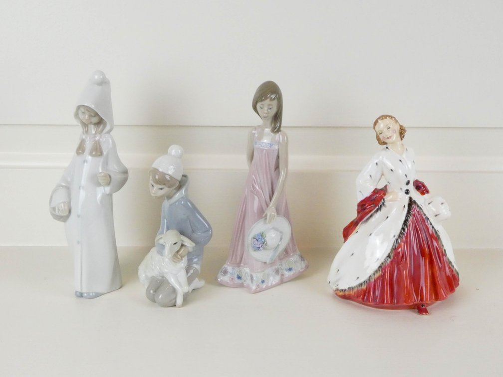 Four Porcelain Accent Figurines