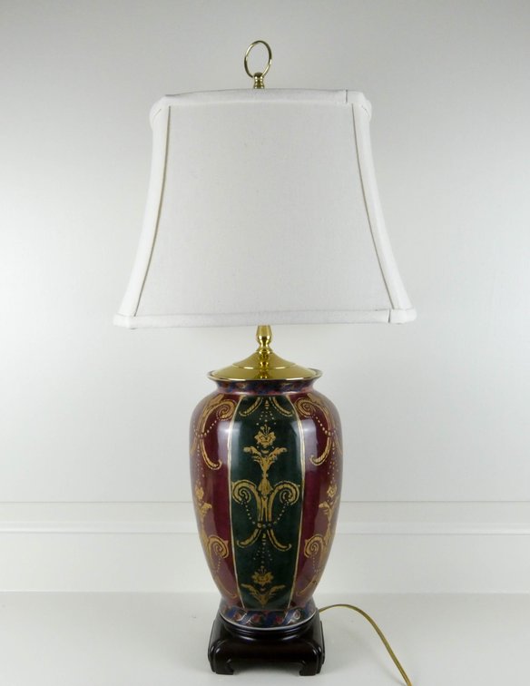 Ornate Ceramic Table Lamp
