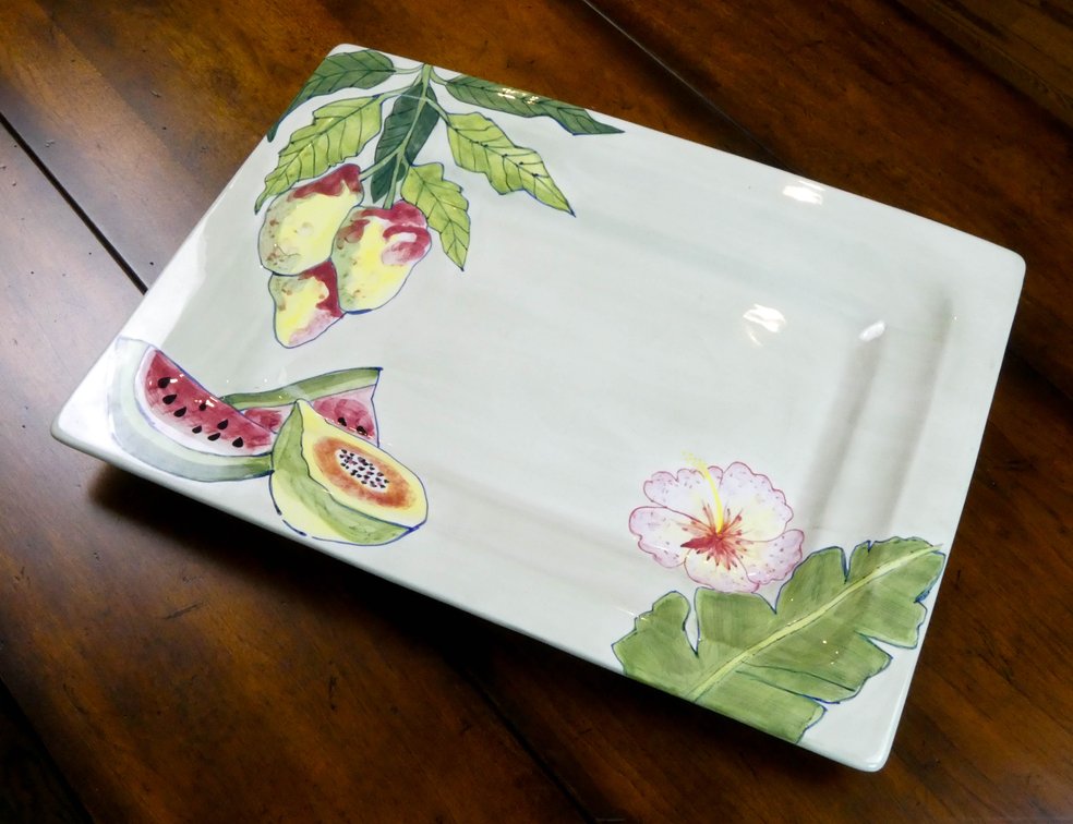Large Ceramic Serving Platter