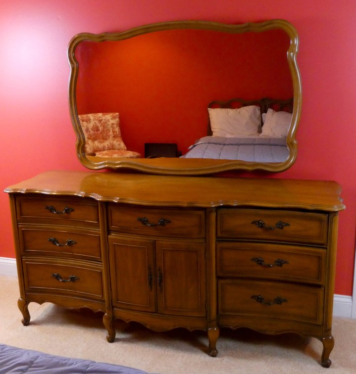 Two-Piece French Style Dresser