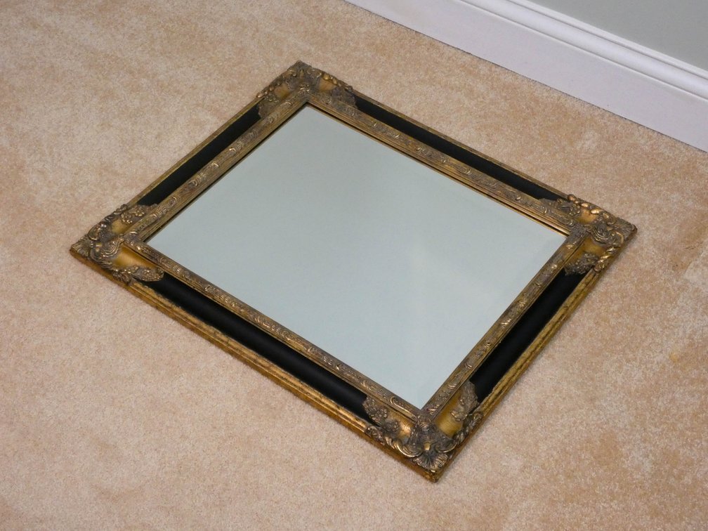 Beveled Glass Wall Mirror
