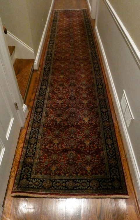 Traditional Hand-Knotted Wool Runner