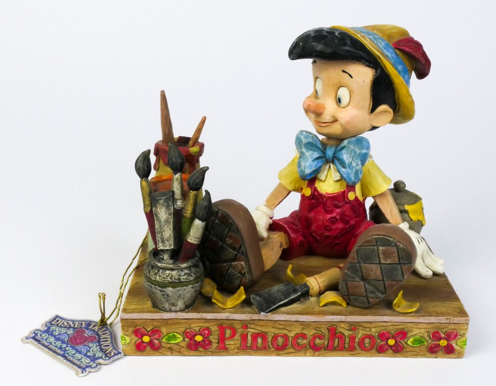Disney Traditions Jim Shore "Carved from the Heart" 2005 Pinocchio Figurine