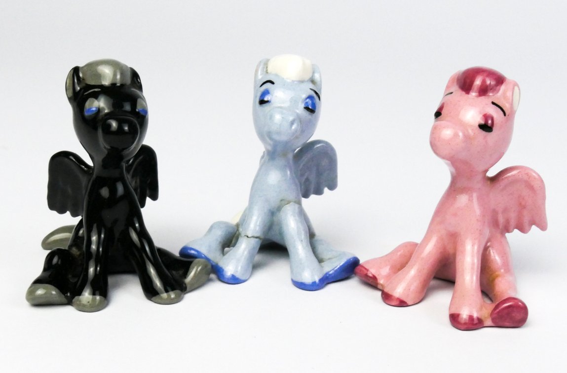 Hagen Renaker Fantasia Pegasus Babies Figurines