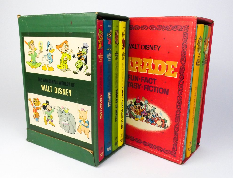 Two Disney Golden Press Four Book Boxed Sets