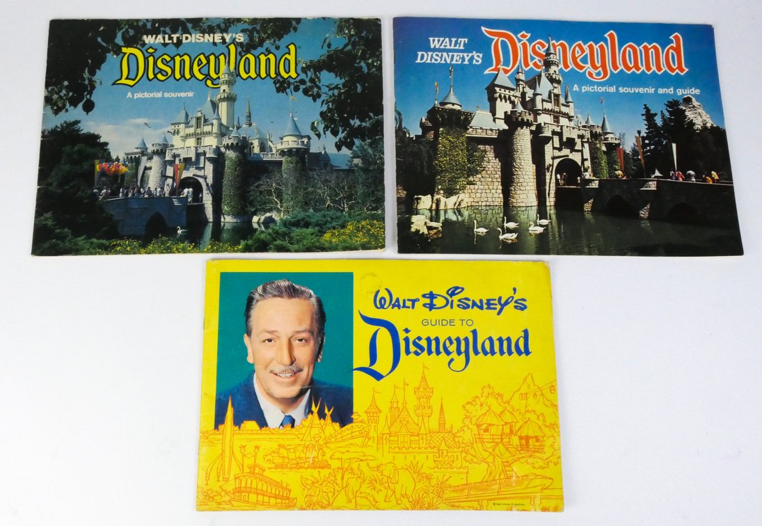 Vintage Disneyland Pictorial Souvenir and Guide Books