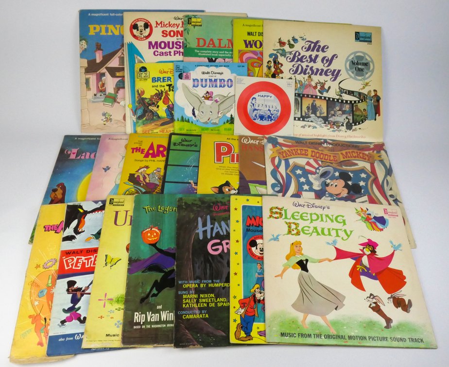 Collection of Vintage Disney Records