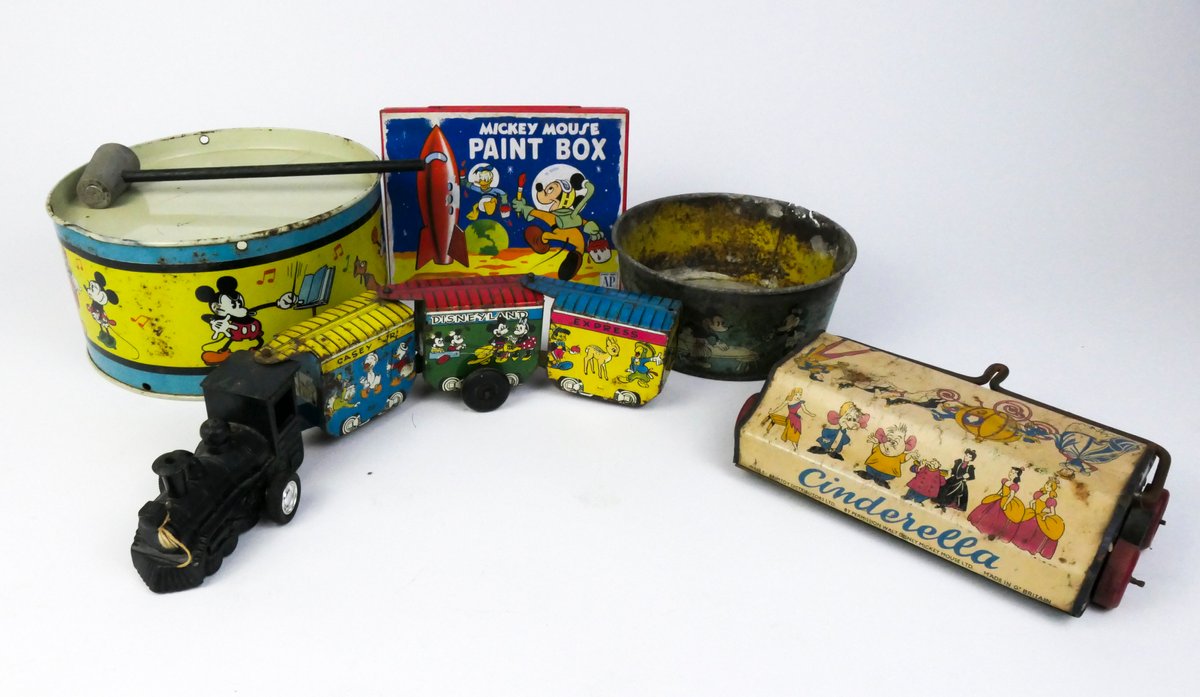 Vintage Metal Disney Toys