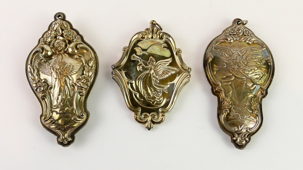 Lunt Sterling Angels Ornaments 1991-1993