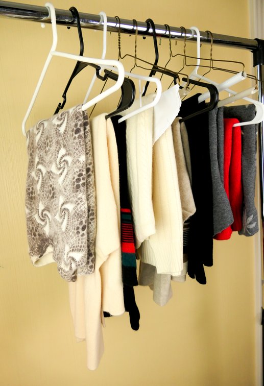 Ten Small Wool and Cashmere Women's Sweaters